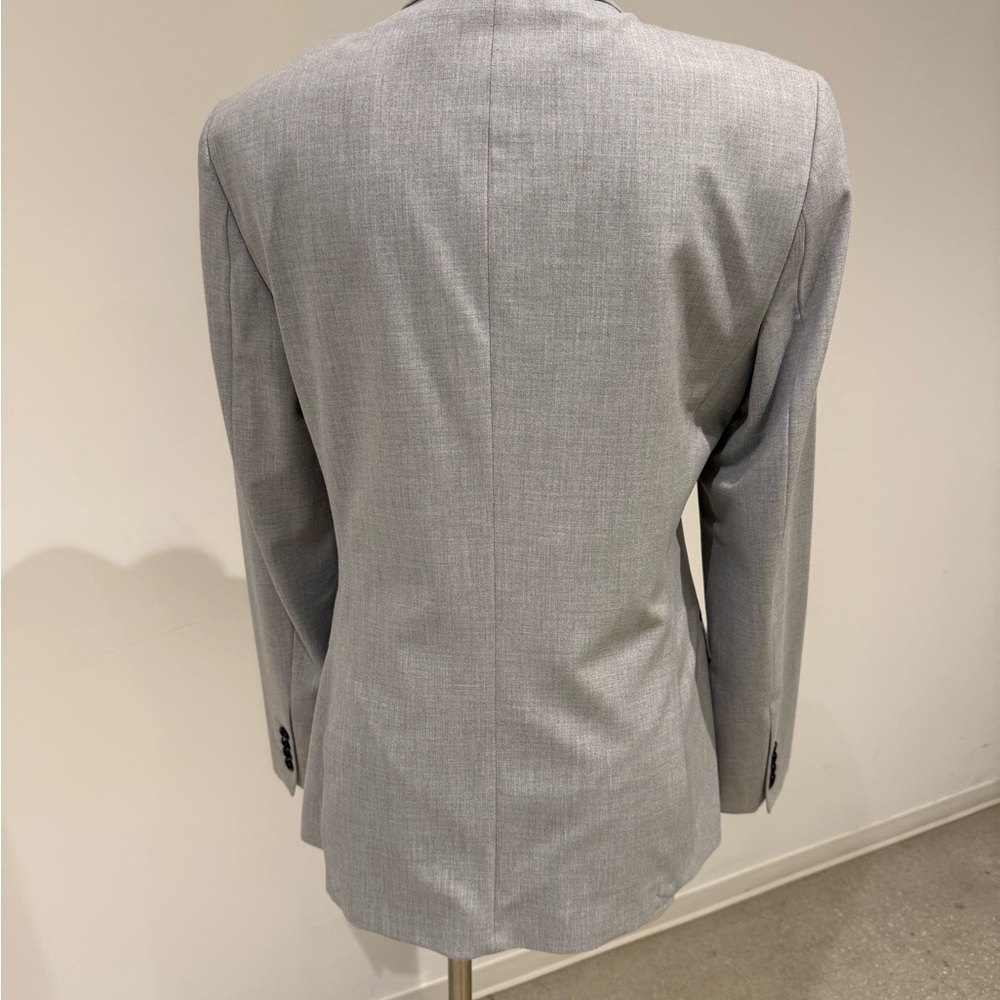 Zara Gray Sport Coat Modern Slim Fit size 48 - Picture 3 of 8